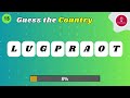 Guess the Country by Its Scrambled Name | Country Quiz 🌍🤔