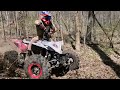 Riding a YFZ450R in My Backyard | THROWDOWN 002