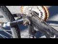 HOW TO REMOVE a CRANK ARM and TIGHTEN a CARTRIDGE BOTTOM BRACKET on a DIAMONDBACK HYBRID BIKE