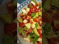 mozzarella  avocado's and tomatoe salad