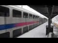Snowy Day at Roselle Park Station [3-5-13]