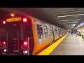 MBTA Orange Line 1400s Arriving at State Street (July 3, 2024)