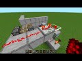 Simple Hidden Redstone Door Minecraft Bedrock 1.20+