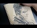 The Wolverine |Linear Drawing with Fineliner Pen @swajeetsartstudio4867|How to draw Wolverine