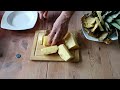 How to quickly cut pineapple into pieces for a drink - Simple drinks