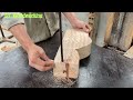 Create A Beautiful 3D Effect Dining Table From Ugly Logs // Wood Recycling Project - DT Woodworking