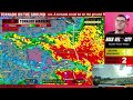 🔴BREAKING Tornado On The Ground In Iowa - Tornadoes, Huge Hail Possible - With Live Storm Chasers
