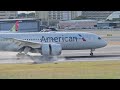 American Airlines Landing In Lisbon | Amazing Water Spray