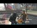 GTA Online Knocking Out Guitar Playing NPC