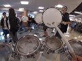 WillowBrook High School Drumline - Tenor Cam - Marching the halls - Homecoming Morning (9/27/19)
