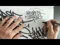 ALPHABET HANDSTYLES - GRAFFITI - @HANDZSOME