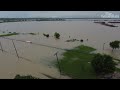 Drone footage shows extent of flooding in Texas