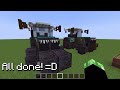 Minecraft Fendt 728 Vario Tractor Tutorial