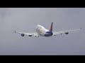 Atlas Air Boeing 747-400 Superbowl Charter Taking Off Phoenix Sky Harbor