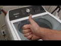 Whirlpool Touch Screen Washer Diagnostic Mode, Error Codes, Calibration, and Troubleshooting