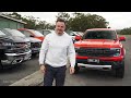 BIGGEST pickup drag race ends with Ranger Raptor vs RAM TRX - all utes go head to head!