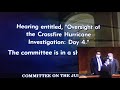 Hearing Entitled “Oversight of Crossfire Hurricane” former FBI