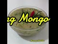 ginisang Mongo recipe