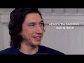 adam driver being annoyed by interviewers for two minutes straight