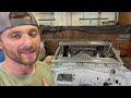 Chemical dipping a 1966 Chevy Chevelle Malibu