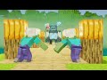Warden vs Mutant Zombie -EPIC FIGHT- (Minecraft Animation Movie)
