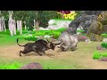 Giant Bull vs Zombie Bear Cows  The battle protects the Cow family  Greatest in the Animal