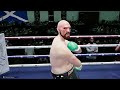 one shot comeback KO Tyson Fury vs Oleksandr Usyk Undisputed