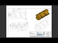 FreeCAD22 KH025 Направляющая паза Аддитивный цилиндр Субтрактивная спираль Субтрактивный цилиндр