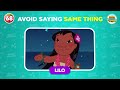 Avoid Saying the Same Thing as Me 🤔 DISNEY Edition 🎬✨ Inside Out 2, Wish, Disney Movie