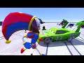 GTA V SPIDERMAN, FNAF, POPPY PLAYTIME CHAPTER 3 - Epic New Stunt Race For Car Racing by Trevor #137