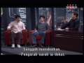 Leehom with Jackie Chan on Asia Uncut
