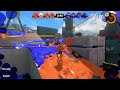 Orange Inkling gets a  solo wipeout in 30 seconds