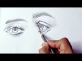 Learn Eye drawing from different angles How to draw an eye/eyes  step by step for beginners tutorial