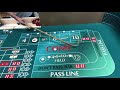 Craps practice session/36 rolls