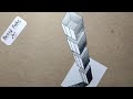 How to draw 3d easy | Letest Pencil 3d Drawing | on paper  ||