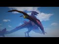 Minecraft DRAGON Timelapse! | Riders of Icarus Wyvern - Traes Organic