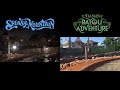 Splash Mountain vs. Tiana's Bayou Adventure: Side By Side POV Comparison
