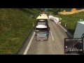 ETS 2 Multiplayer - Traffic Jam, Crashes, Fails and Funny Moments #12