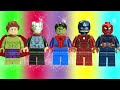 POP IT Spider-man Iron Man vs Venom in Lego City Stop Motion