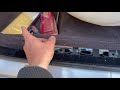 Removing the rear seats and rear deck on a 2011 Jaguar XJL X351 full complete guide!