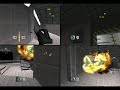 GoldenEye 64 Multiplayer Online Gaming - Justase Vs Robbie Vs N64Lain Vs Grim - Bunker