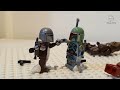 BOBA FETT against THE MANDALORIAN lego star wars stop motion