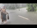 সিলেটের বন্যায় রাস্তার উপর মাছ ধরার কৌশল। Flood | Sylhet | Sunamganj | Kal