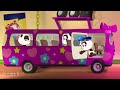 Paint the Bus with Fun Colors! Finger Family Nursery Rhymes for Kids | Panda Bo