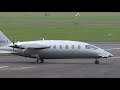 Piaggio Avanti P180 D-INKY - Close up/Shut down/Start up/Take off - Gloucestershire Airport