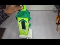 Awesome Bottle House I Cardboard bottle house I bottle house craft I Glass bottle crafting