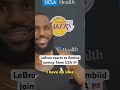 Did LeBron call Joel Embiid? 👀