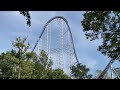 Millennium Force First Drop In-Field Off-Ride Footage