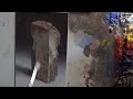 Scumbling and Glazing with oil paint demonstration and instruction with a brick painting reference