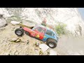 Cliff Drops Car Crashes 😂 #32 - BeamNG Drive | CRASHdriven